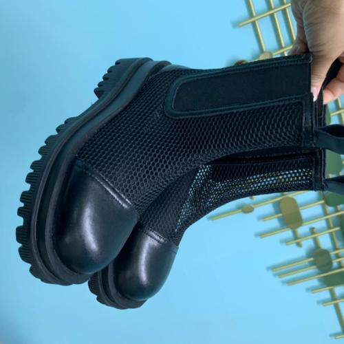 2021夏季新款韩版时尚潮流百搭真皮马钉靴，其它，她他麦