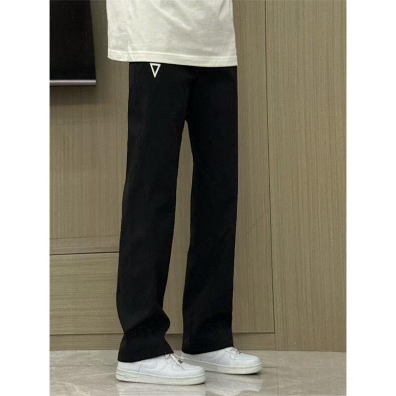 【有货】XXK324CC-特P40三角标裤子男女直筒宽松休闲裤,男装休闲裤,星座1007（原301D）