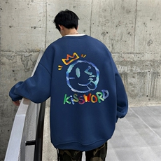 主推款可持续提供视频抖音宽松圆领卫衣D223A-YL23125特P28，男装卫衣，电商019-1