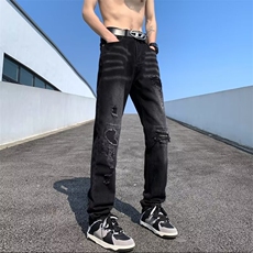 美式牛仔裤男春秋新款休闲直筒裤DN403P42，男装牛仔裤，星座1116-2