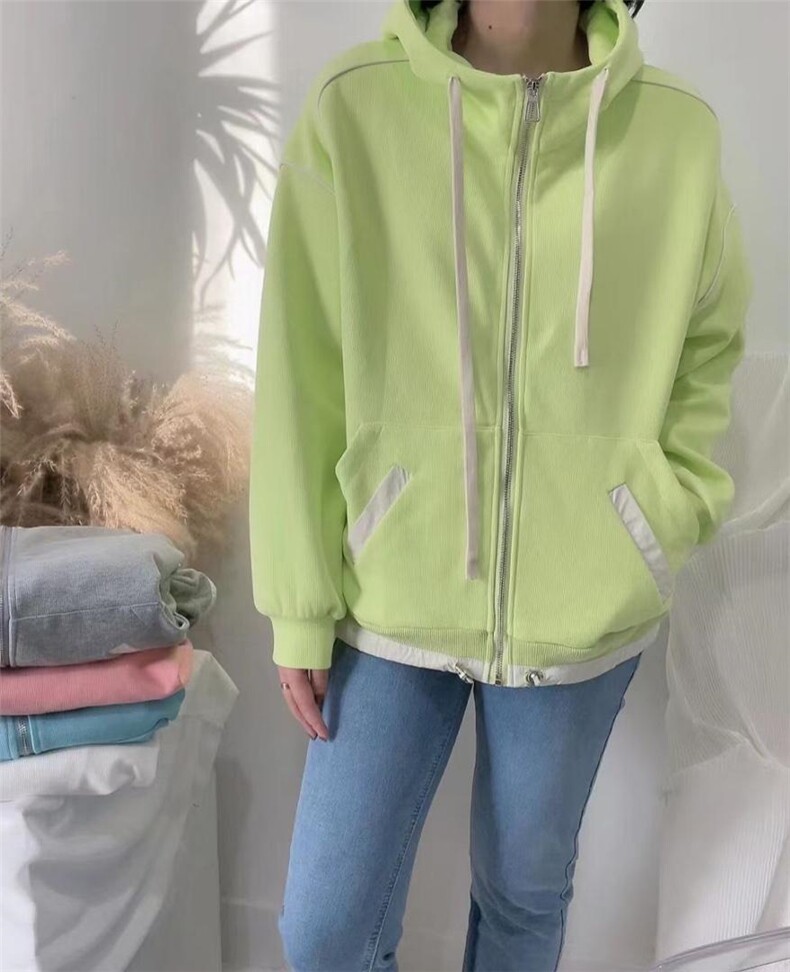 边卫衣，女装卫衣/绒衫，一颗柠檬