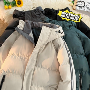 三防面料 抖音品质10W件 假两件连帽加厚棉衣外套棉服BM5811特P85图片