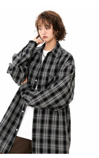 美式长袖衬衫男女夏季宽松多巴胺情侣防晒衬衣百搭休闲外套931P50，男装防晒衣，星座710