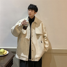 TP75W316美式复古外套男女通用2025秋季新款高级感痞帅宽松夹克，男装夹克，电商A170