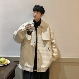 TP75W316美式复古外套男女通用2025秋季新款高级感痞帅宽松夹克图片