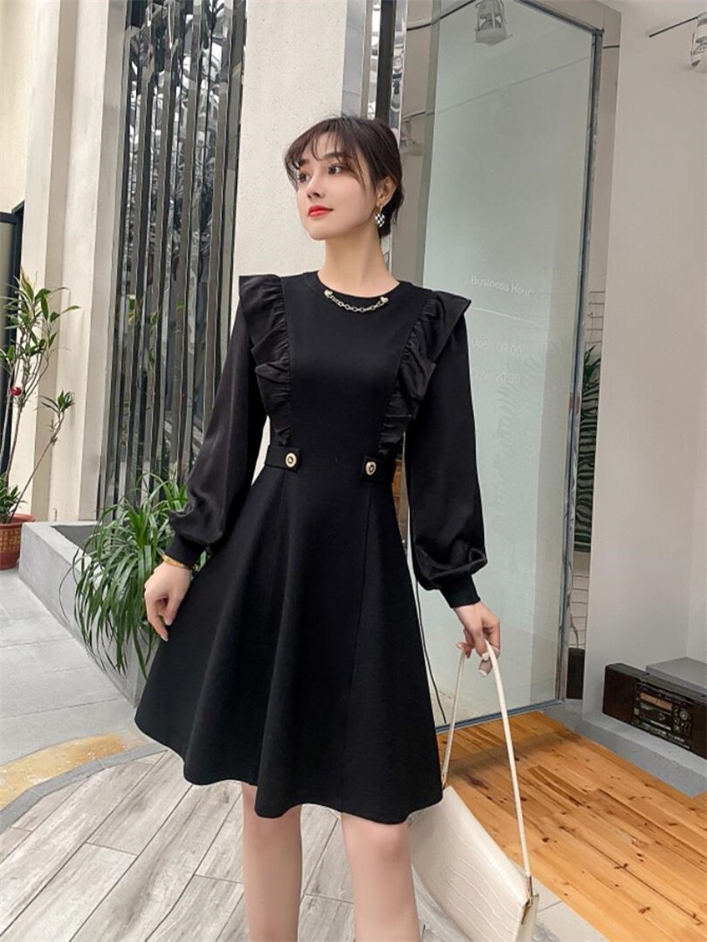 淑女型连衣裙，女装连衣裙，千禧宏运