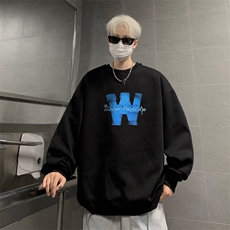 ！圆领卫衣男装港风长袖T恤男外套男WY237-特P23，男装T恤，电商B367