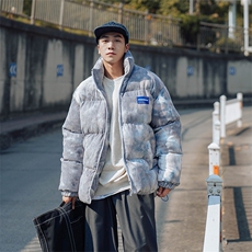2024冬新款日系外景幻彩立领面包服棉衣外套男MY002-P135控150，男装棉衣，星座914-3