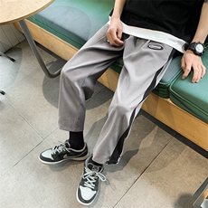 秋季新款宽松束脚裤韩版炸街痞帅运动休闲裤男K9810-P40-控58，男装休闲裤，电商C305A