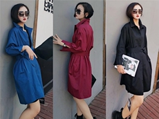 2021春季新款休闲风衣，女装风衣，芷箐伊苑