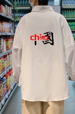 CS15189-P38长袖衬衫男士大码宽松衬衣男寸衫男寸衣，男装衬衫，电商A040