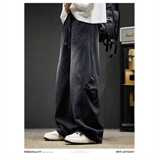 1506/Q89050/P51美式潮牌拼接牛仔裤直筒裤时尚水洗复古休闲长裤，男装牛仔裤，星座1506