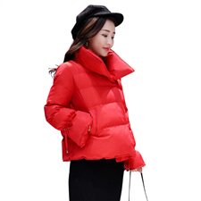 保暖口袋长袖棉衣/棉服2020年冬季休闲时尚潮流，女装棉衣/棉服，瑶迪依秀