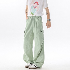 美式阔腿降落伞兵工装裤男夏季冰丝薄款防晒冲锋登山裤子KZ055P50，男装休闲裤，电商B312