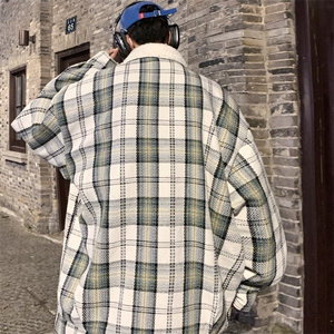羊羔毛加绒加厚棉服外套男冬季百搭情侣棉衣 M166 P115 控148图片