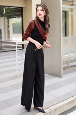 现货秋季时尚设计简约大方气质优雅百搭潮流两件套，女装套装/套裙，火爆靓佳人