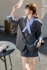 现货西装套装210-6502-P175-K258单西装P145-K2182025年秋季，女装套装/套裙，韩蜜菓