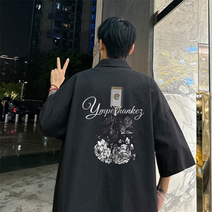 量大优  供视频 冰丝短袖衬衫男 DS193-特P 25图片