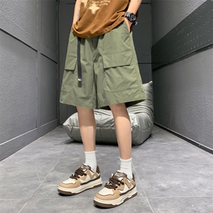 高品夏季工装短裤男纯色宽松大码运动五分裤DSA157B-D617-特P37图片