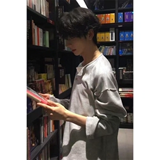 假两件华夫格亨利衫男夏季薄款长袖t恤韩版潮牌卫衣春秋季打底衫，男装T恤，四季星座505