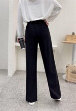 2022春装新款百搭显瘦、显高阔腿裤内侧裤脚开叉，其它，简 影
