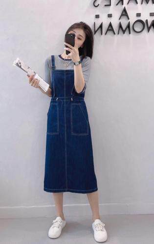 牛仔背带裙，其它，秀红佳丽