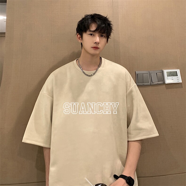 麂皮绒短袖t恤男大码半袖男JD82229-P25,男装T恤,电商A040