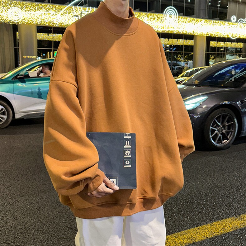 男装加绒加厚打底衫基础款高领卫衣B239-W222-P38,男装卫衣,星座514-2(原B239)