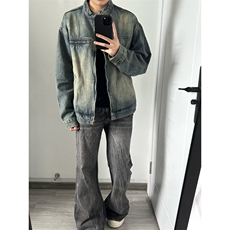 【有货】美式复古水洗做旧牛仔外套男春秋款工装夹克JK05WW-特P68，男装夹克，星座1007（原301D）