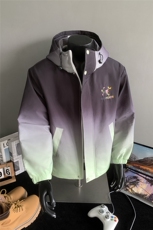 XZ-230-1JK603秋假模简约轻奢风扎染渐变刺绣休闲连帽夹克P78控98，男装夹克，星座230-1