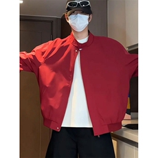 复古立领简约黑色百搭休闲哈灵顿夹克工装风显瘦棉服外套JK157，男装夹克，星座1116A（原606A-3）