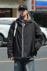冬季新款90绒羽绒衬衫日系轻盈防寒翻领外套D2650-TP145218，男装衬衫，电商A102