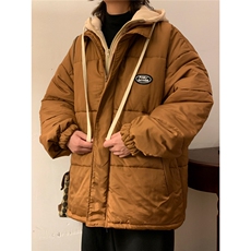 冬装拼接衣假两件外套加厚服港风休闲服1016-1W55P108K145，男装棉衣，星座1016-1（原电商B408-1）