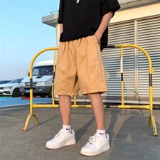 五分裤韩版潮流工装短裤潮牌ins中性休闲裤夏季百搭裤男DK27-p28，男装休闲裤，星座1008