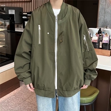 2023秋季新款宽松百搭设计感棒球服男女同款飞行夹克外套JKH02，男装夹克，星座1116A-1（原606A）