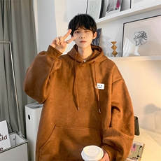 2023秋季新款宽松简约小标宽松休闲连帽卫衣JK23340特批43控69，男装卫衣，星座605(原A050)