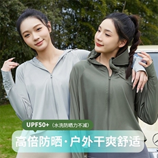 夏季新款冰丝防晒衣短款外套防紫外线遮阳服女皮肤衣凉感F066-P25，男装防晒衣，星座1403A