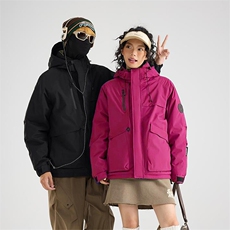 现货5W件冬季三防美式boxy解构连帽雪山冲锋衣棉衣男女棉服厚外套，男装夹克，电商A443