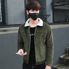 18冬青年男款精致灯芯绒夹克棉衣潮流男装714-1-M04潮MD，男装棉衣，星座1404-3