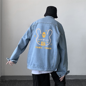 牛仔夹克男大码牛仔外套男茄克 NJ77297-P60图片