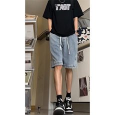 夏季新款水洗牛仔短裤A450特P40控58，男装牛仔裤，电商A309