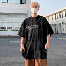 DT5569-P35T恤青春流行短袖男圆领原宿标准潮男时尚潮牌夏季潮流，男装T恤，星座603-2