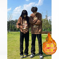 网图221-5/K3036/特P35加绒P45美式高街直筒百搭加绒加厚牛仔裤，男装牛仔裤，星座221-5