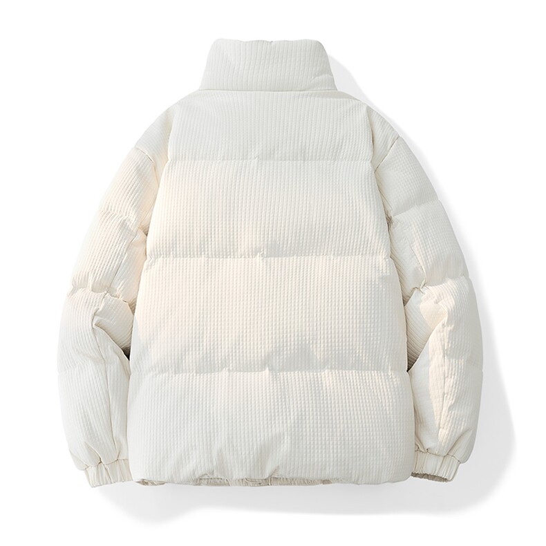 立领玉米格高街肌理感羽绒服情侣新冬90白鸭绒2025SYR2601-P240,男装羽绒服,星座610B-1
