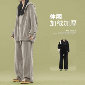秋冬时尚加绒百搭休闲运动三件套装SJT865特批176加绒特批206图片