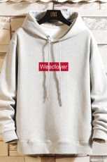 WY2046-P40纯棉连帽卫衣男大码运动帽衫宽松薄外套，男装卫衣，电商A040A