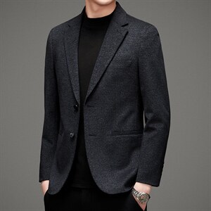 D2505男式2023春季新款便西男韩版西装外套商务休闲西服男装P190图片
