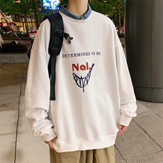 ！2023春季新款男士圆领卫衣百搭长袖T恤打底衫WY150P28，男装卫衣，电商B220