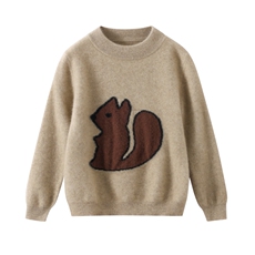 新款百搭半高领松鼠刺绣半高领常规羊毛套衫,童装儿童羊毛衫,鑫贝羊绒, 新款百搭半高领松鼠刺绣半高领常规羊毛套衫,童装儿童羊毛衫,鑫贝羊绒,