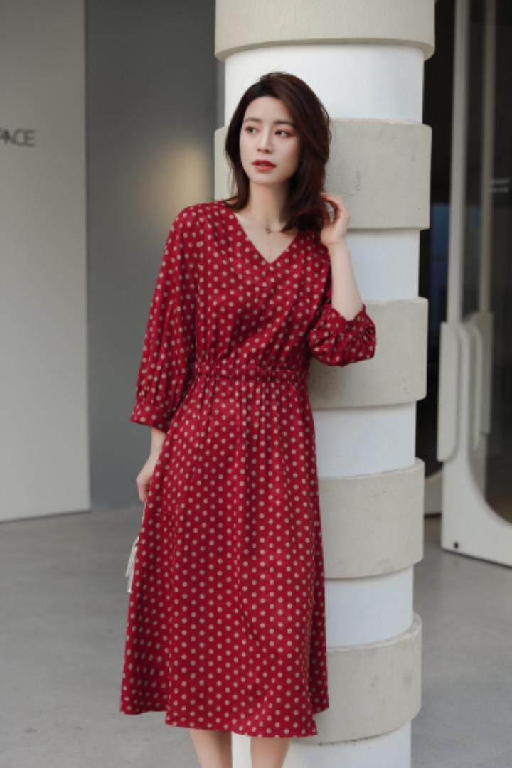 提花连衣裙，女装连衣裙，米娜·丹怡